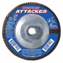 United Abrasives/Sait Arbor Mount Flap Disc,4-1/2in,80,Medium  76319