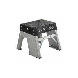 Louisville Step Stand,375 lb. Ld Cap.,Aluminum AY8001