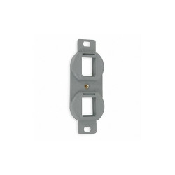 Hubbell Premise Wiring Outlet Frame,2P,3.28 in Mounting Center BR106G