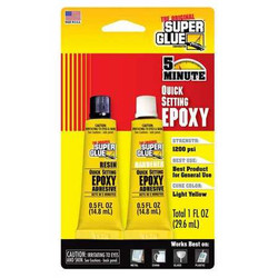 Super Glue Epoxy Adhesive,Tube,1:1 Mix Ratio T-QS48
