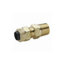 Parker Connector,Brass,CompxM,3/8Inx1/8In,PK10 68P-6-2