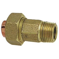 Nibco Union,LL Cast Bronze,1-1/2" Tube,CxMNPT 7334LF-112
