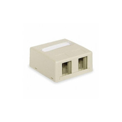 Hubbell Premise Wiring Surface Housing 2 Port HSB2EI