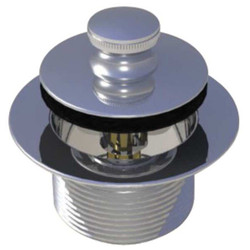 Watco Drain Stopper,Dia. 2-7/8",Brass ,Chrome 58305-CP
