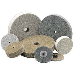 Norton Abrasives Unitized Wheel,3 in Dia,1/4 in Connect 66261014886