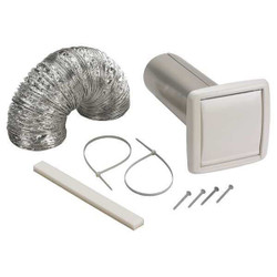 Broan Wall Vent Kit,Flexible Duct,5 ft. L WVK2A