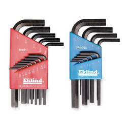 Eklind HexKeySt, L, 1 21/32 in to 4 19/64 in 10122