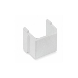 Hubbell Premise Wiring Blank Keystone Insert,White,PK10 SFBW10