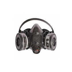 Honeywell North Half Mask Respirator Kit,M,Black 7701M