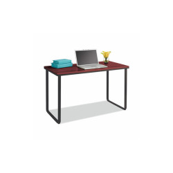 Safco® Steel Desk, 47.25" X 24" X 28.75", Cherry/black 1943CYBL