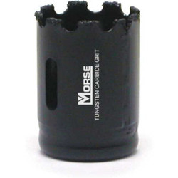 Morse Hole Saw,Diameter:1.5",Carbide Grit MHSG24
