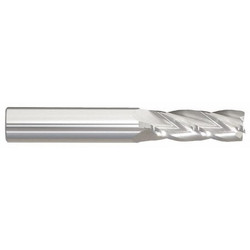 Sim Supply Sq. End Mill,Single End,Carb,3/16"  206-001100