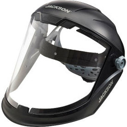 Jackson Safety  Maxview Premium Ratchet Faceshield Chin Guard Clear PC AF Coatin