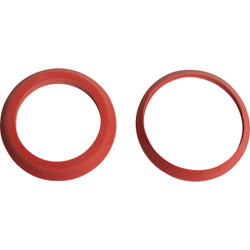 Keeney 1-1/2 In. x 1-1/4 In. Clear Poly Slip Joint Washers (2-Pack) 965KHB