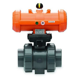 Gf Piping Systems Ball Valve,Pneumatic,Fail Close,1 In 199233065