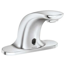 Moen Commercial Low Arc,Chrome,Moen,M-Power,Brass,0.5gpm CA8301
