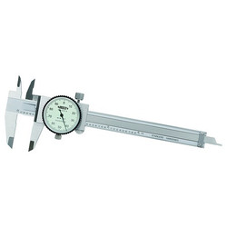 Insize Dial Caliper,AGD 1,0.0010" Graduations 1311-4