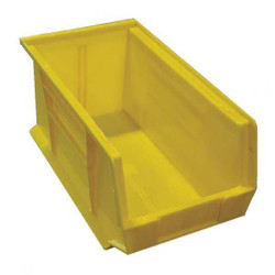 Greene Manufacturing Hang and Stack Bin,Yellow,Plastic,7 in DFXB-700