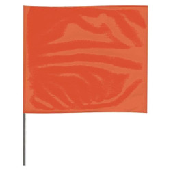 Sim Supply Marking Flag,18", Orange,PVC,PK100  4518O-200