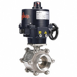 Dynaquip Controls Electronic Ball Valve,SS,3 In. E3S2AAJE02