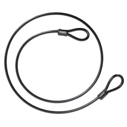 Abus Security Cable,Black 10/1000 NON-COILED CABLE