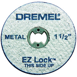 EZ Lock Cut-Off Wheel, 1-1/2 in dia