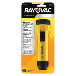 Rayovac LED Flashlight,D Battery,Yellow WHH2D-BA