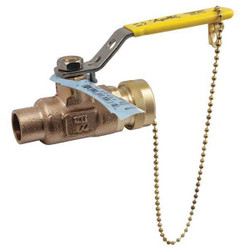 Apollo Valves Manual 2-Way Ball Valve,Sweat,Bronze 70LF204HC