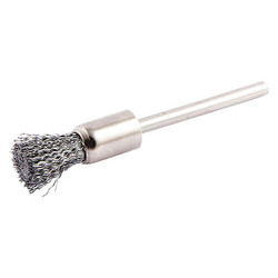 Sim Supply End Brush,Shank 1/8",Wire 0.005" dia.  66252838723