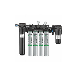 Everpure Water Filter System,0.5 micron,25 1/2" H EV943710-75