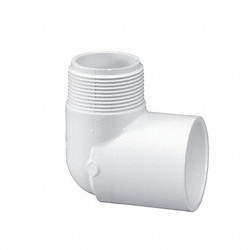 Lasco Fittings 90 Street Elbow, 1/2 in, Schedule 40 410005BC