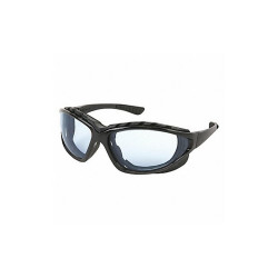 Mcr Safety Safety Glass,Light Blue Lens,Full-Frame RP313PF