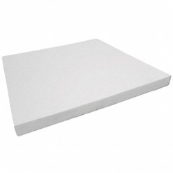 Manufacturer Varies Polyethylene Sheet,L 12 in,White ZUSA-XPE-49