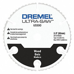 Dremel Circular Saw Blade,3 9/10 in,15000 RPM US500-01