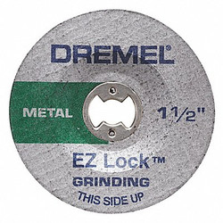 Dremel Grinding Wheel,1 1/2 in Dia,PK2 EZ541GR