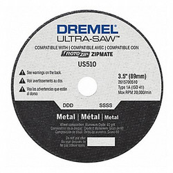Dremel Circular Saw Blade,3 1/2 in,20000 RPM US510-01