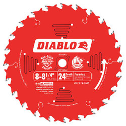 Diablo CircularSawBlade,Carbide,Dia:8.25" D0824X