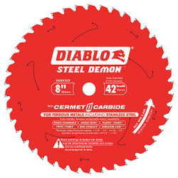 Diablo CircularSawBlade,Cermet,Dia:8" D0842CF