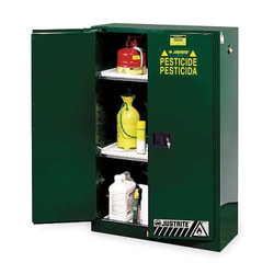 Justrite Cabinet,Pesticide,Green,45 Gallon 894504