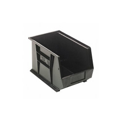 Quantum Storage Systems Hang and Stack Bin,Black,PP,8 in QUS242BK