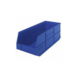 Quantum Storage Systems Shelf Bin,Blue,Polypropylene,7 in SSB483BL