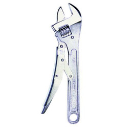 Stanley Adj. Wrench,Steel,Chrome,10" 85-610