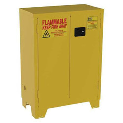 Jamco Flammable Safety Cabinet,28 Gal.,Yellow FM28YP