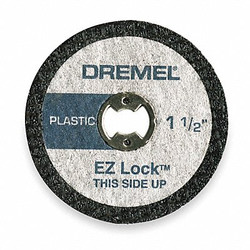 Dremel Cut-off Wheel,1 1/2 in Dia,Unmounted,PK5 EZ476