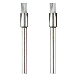Dremel RotaryToolBrush,Dia:1/8",Shank:1/8",PK2 443-02