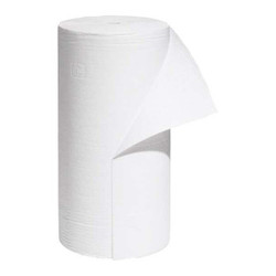 Pig Absorbent Roll,Oil-Based Liquids,White MAT419