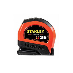 Stanley Tape Measure,25ft L.,SAE,Orange  STHT30818S