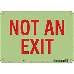 Condor Safety Sign,7 in x 10 in,Polyethylene 480H73