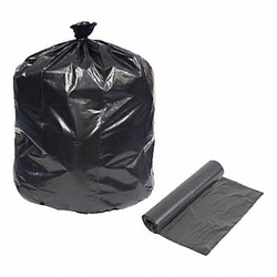 Tough Guy Recycled Trash Bag,32 gal,Black,PK100 784JG5