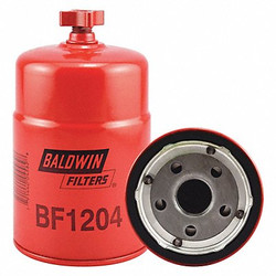 Baldwin Filters Fuel Filter,6-1/16 x 3-11/16 x 6-1/16 In BF1204